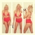 Bikini Tiro Alto Red - comprar online