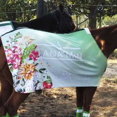 Manta de Cancha para caballo de Polo, Diseño sublimado personalizado, Manta de tela deportiva