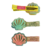 Kit 3 Hair Clips Manta Pérolas Fundo do Mar - comprar online