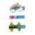 Kit 3 Hair Clips Jeans Rainbow - comprar online