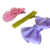 Kit 3 Hair Clips Manta Brilhos com Gravatinha GR FT09 Flores Luxo - loja online