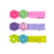 Kit 3 Hair Clips Baby Botton Smile