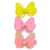 Kit 3 Hair Clips Mini Gravatinha GR FT05 Borboletas Flores Luxo