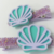 Kit 2 Hair Clips Manta Brilhos A Pequena Sereia - loja online