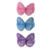 Kit 3 Hair Clips Baby Borboletas Candy