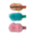 Kit 3 Hair Clips Veludo Pompom Pelinho Theodora - comprar online