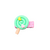 Hair Clip Micro Baby Lollipop