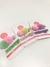 Kit 2 Hair Clips Baby Pompom Pelinho Colors Brilho