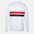 Camisa São Paulo I 24/25 - Masculino - Manga Longa - Branca - New Balance - Torcedor - comprar online