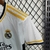 Kit Infantil Real Madrid I 23/24 - Branco - Adidas - Torcedor - Esquerdinha Sports | Artigos Esportivos