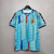 Camisa Barcelona 96/97 - Masculina - Azul Clara - Kappa - Retrô