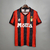 Camisa Milan 93/94 - Masculina - Vermelha e Preta - Lotto - Retrô