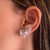 Brinco Ear Cuff Topázio Branco - Prata 925 - comprar online