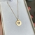 Pingente Medalha Coração com Diamantes - Ouro 18K na internet