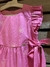 Vestido Rosa Bate Coração Laço Lateral MVT4456 - comprar online