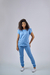 Scrubs Feminino Essêcia Azul Claro