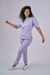 Scrubs Feminino Essência Lilas Manga Bufante - Profissionais do Branco