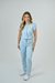 Scrubs Feminino Elegance Azul Bebê