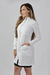 Jaleco Feminino Elegance Zíper (Branco) - comprar online