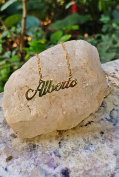 Colar/Pingente com Nomes Personalizados (Dourado ou Prata) - comprar online