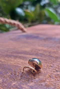 Piercing de Moeda Antiga com Pedra na internet