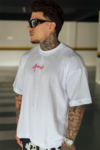 Camiseta Oversized Moletinho Basic White