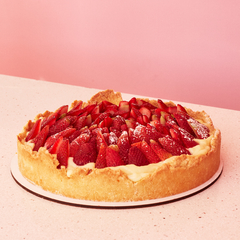 Tarta de Frutillas con Crema Pastelera