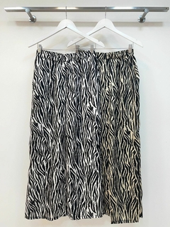 [Seda print] Pantalon palazzo zebra