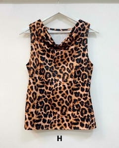 [MODAL/SEDA FRÍA] Musculosa buche animal print - tienda online