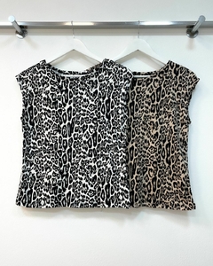 [MORLEY] Musculosa animal print