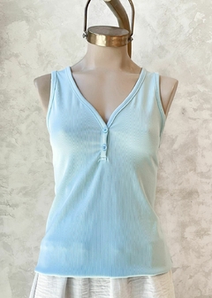 [MORLEY] Musculosa con botones