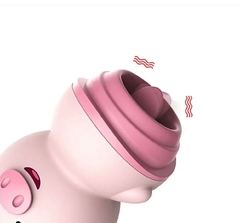 Pig Licking Vibrador em formato de porquinho . - Lua Cheia Sexy Hot
