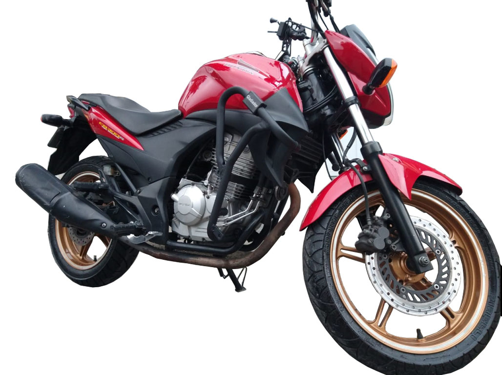 Protetor De Motor E Carenagem Cbx 250 Twister Com Pedaleira