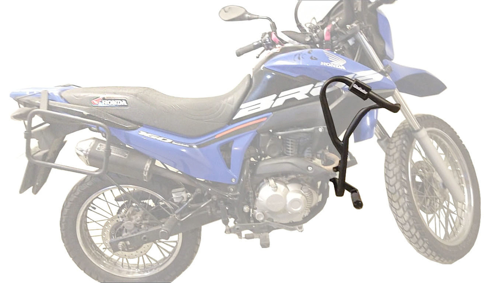 Protetor De Motor Carenagem Wheeling Grau Honda Nxr Bros 160