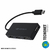 HUB 4 PORTAS USB x USB C - TYPE C - HU-C200BK C3T