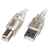 CABLE DATO IMPRESORA 2M NOGA USB A/B (TRANSPARENTE)