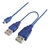 CABLE 2 USB A MINI USB 5 PINES NISUTA