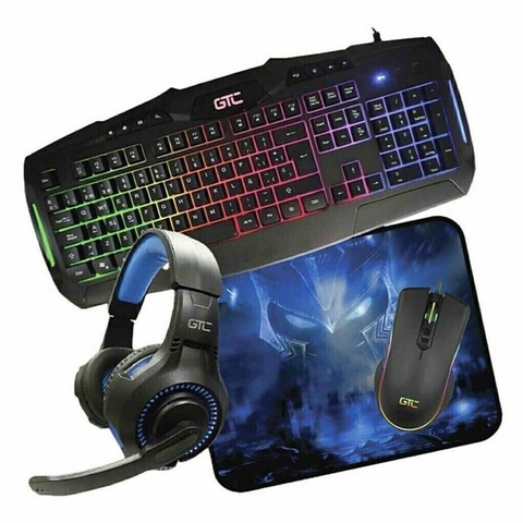 COMBO GAMER 4 EN 1 GTC CBG-014