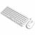 TECLADO+MOUSE NETMAK NM-KB850 INALAMBRICO BLANCO