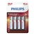 PILAS AA PHILIPS PACK X 4 UNIDADES