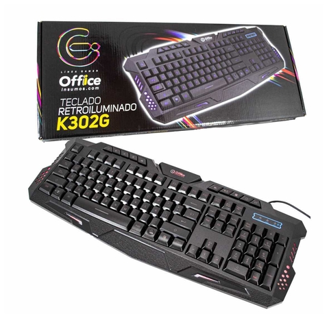 TECLADO GAMER OFFICE OFF-K302G