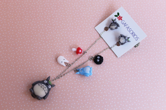Set collar y topos Totoro - comprar online