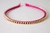 Tiara Pink com Corrente Dourada - comprar online