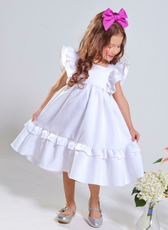 Vestido luxinho branco - comprar online