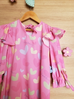 Vestido lovers rosa - comprar online