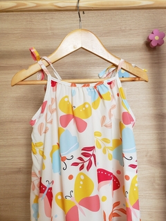 Vestido Sara soft borboletas alcinha - Amore mio store baby e kids