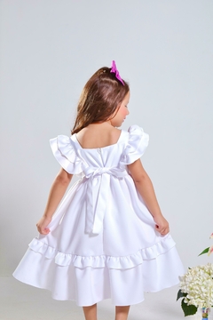 Vestido luxinho branco - Amore mio store baby e kids