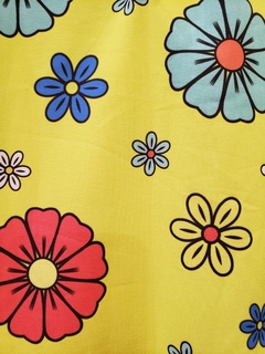 Combinadinho blusa e short flores colors - loja online