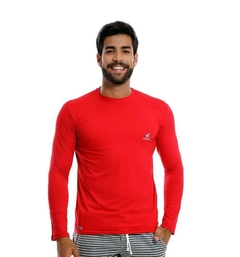Camisa Proteçao UV Fator 50 Vermelha