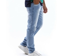 Kit com 3 Calças Jeans  Masculinas Slim Com Lycra - loja online